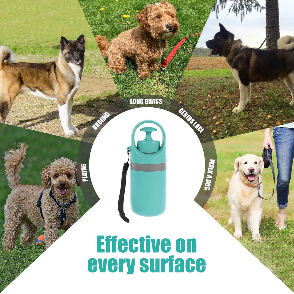Portable Outdoor Pet Waste Bag with 6-Claw Poop Scooper for Dogs Cats Travel Camping Eco-Friendly Durable Design