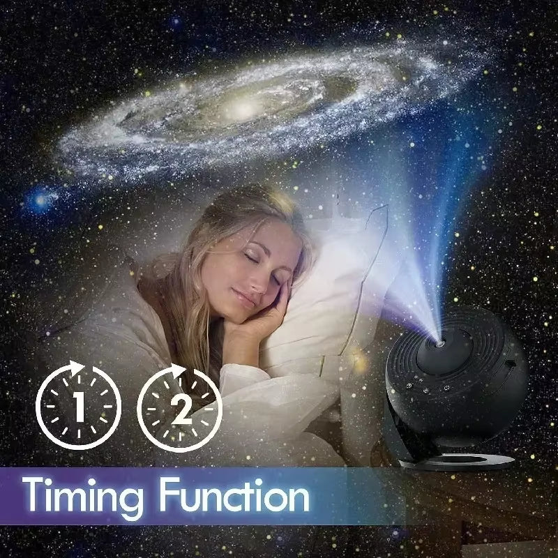 New Star Projector Galaxy Light 13 in 1 Planetarium 360° Rotating Aurora Night Light Lamp for Bedroom Starry Sky Kids Adult Gift