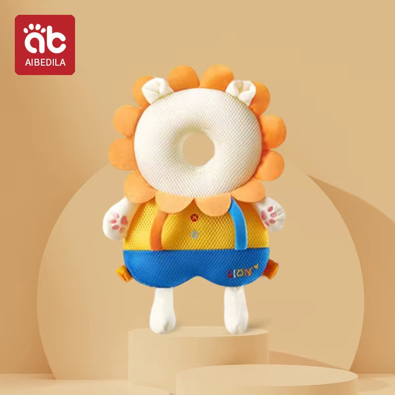 Baby Head Protector Pillow Cartoon Backpack Toddler Safety Cushion for Learning to Walk Newborn Kids Anti-Fall Support