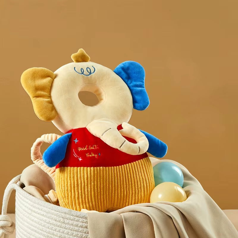 Baby Head Protector Pillow Cartoon Backpack Toddler Safety Cushion for Learning to Walk Newborn Kids Anti-Fall Support