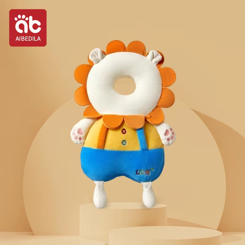 Baby Head Protector Pillow Cartoon Backpack Toddler Safety Cushion for Learning to Walk Newborn Kids Anti-Fall Support