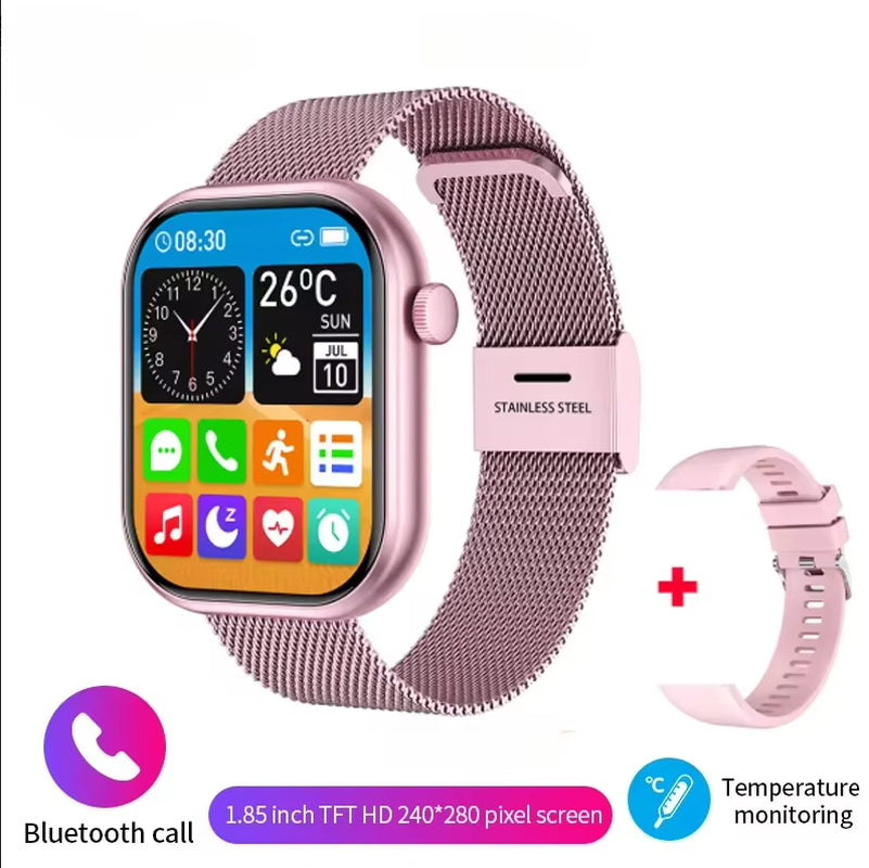 2025 Men'S Smartwatch Bluetooth Call Women'S 1.85 High-Definition Screen Sports Watch Suitable for Android