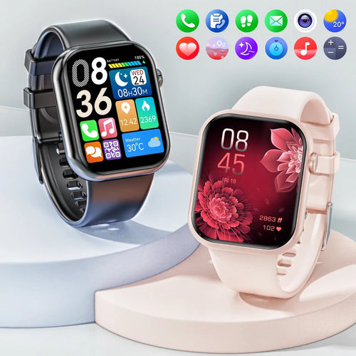 2025 Men'S Smartwatch Bluetooth Call Women'S 1.85 High-Definition Screen Sports Watch Suitable for Android