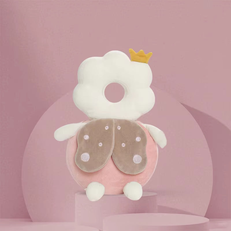 Baby Head Protector Pillow Cartoon Backpack Toddler Safety Cushion for Learning to Walk Newborn Kids Anti-Fall Support