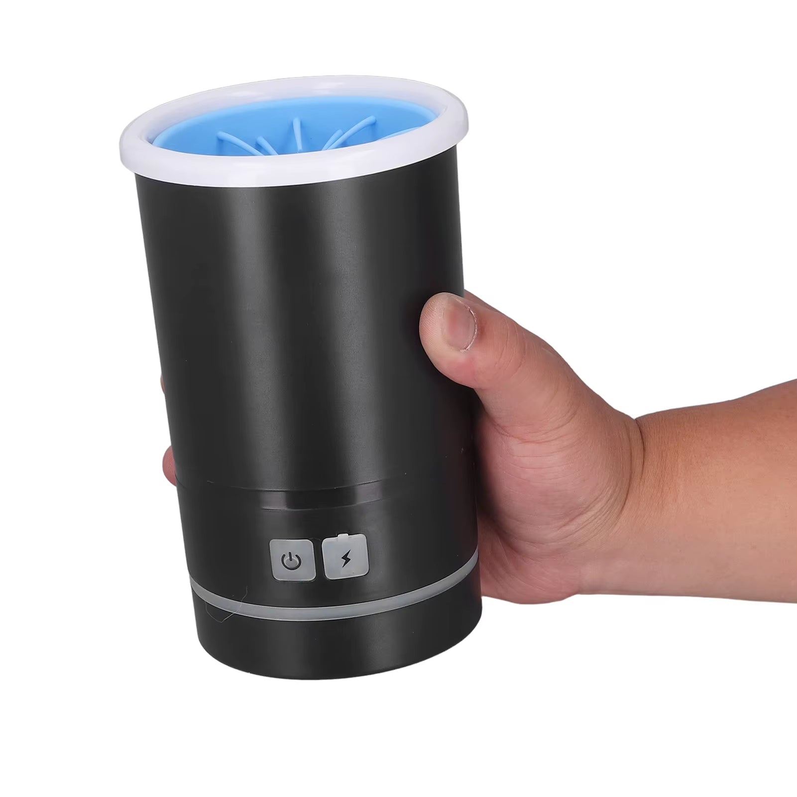 Pet Washer Automatic USB Rechargeable Soft Brushes Portable Dog Foot Cleaner for Small Medium Dogs Automatic Dog Washer