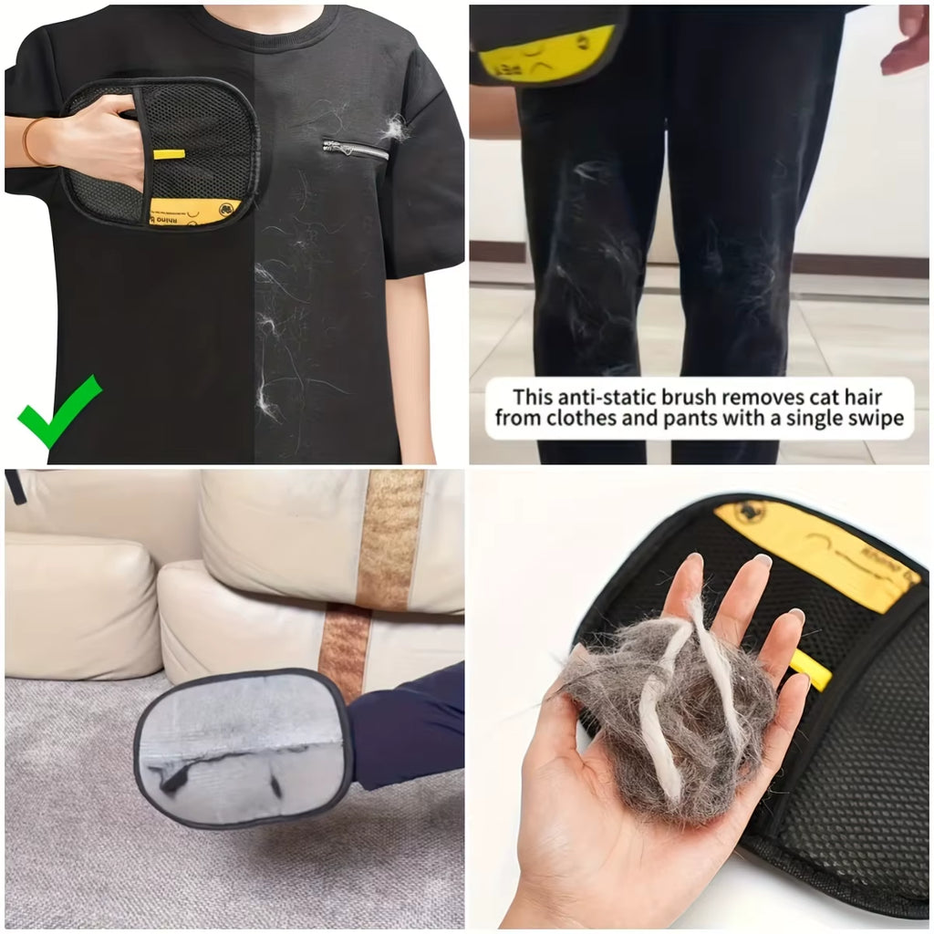 Pet Hair Removal Gloves Brush Brushes Tool Remover Cat Dog Grooming Cleaning Removing Collection Sofa Carpet Clothes House Home
