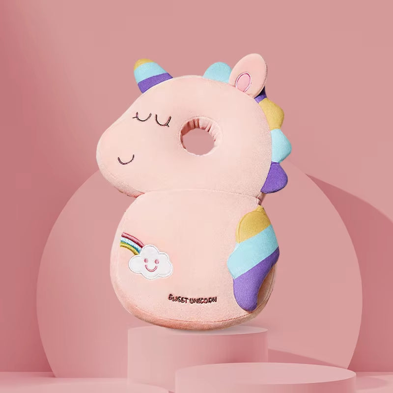 Baby Head Protector Pillow Cartoon Backpack Toddler Safety Cushion for Learning to Walk Newborn Kids Anti-Fall Support