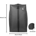 17L Vacuum Compression Bag with Air Pump Reusable Clothing Storage Bag Travel Compression Backpack Luggage Bag